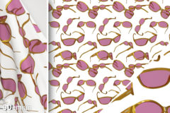 3Demian_pattern08_3Dsunglasses gold pink