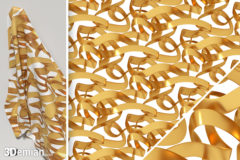 3Demian_pattern19_3D ribbon gold2
